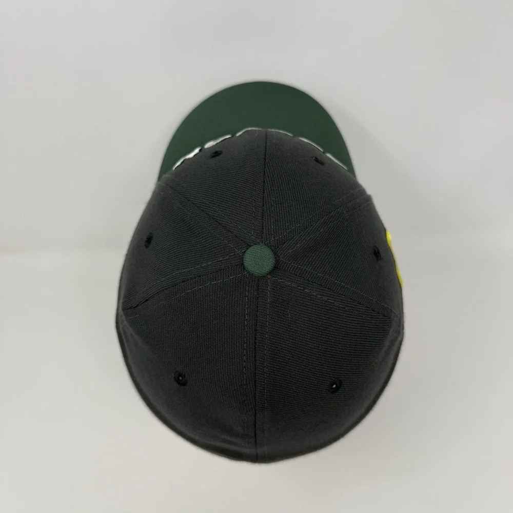 Oregon Ducks Nike Dri-Fit Legacy91 Black Green Mens Hat Cap Flex‎ Size L/XL